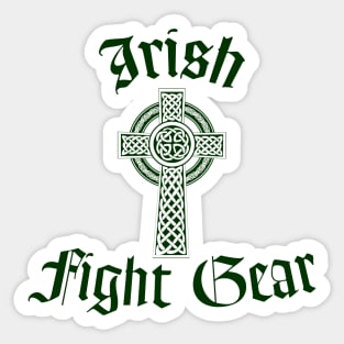 Irish Fight Gear - Celtic Cross Sticker